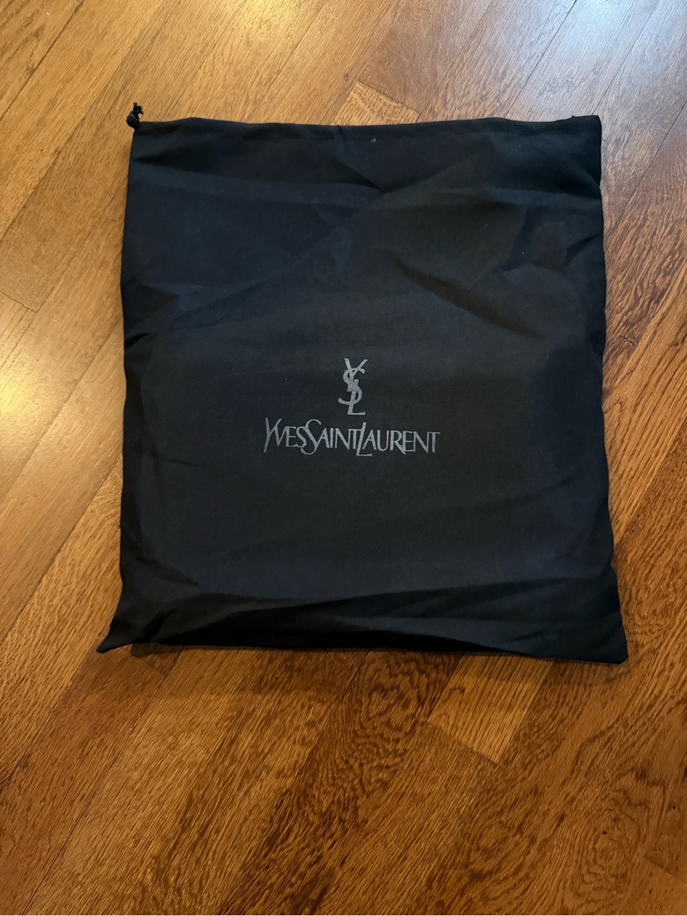 YSL lookalike woven clutch